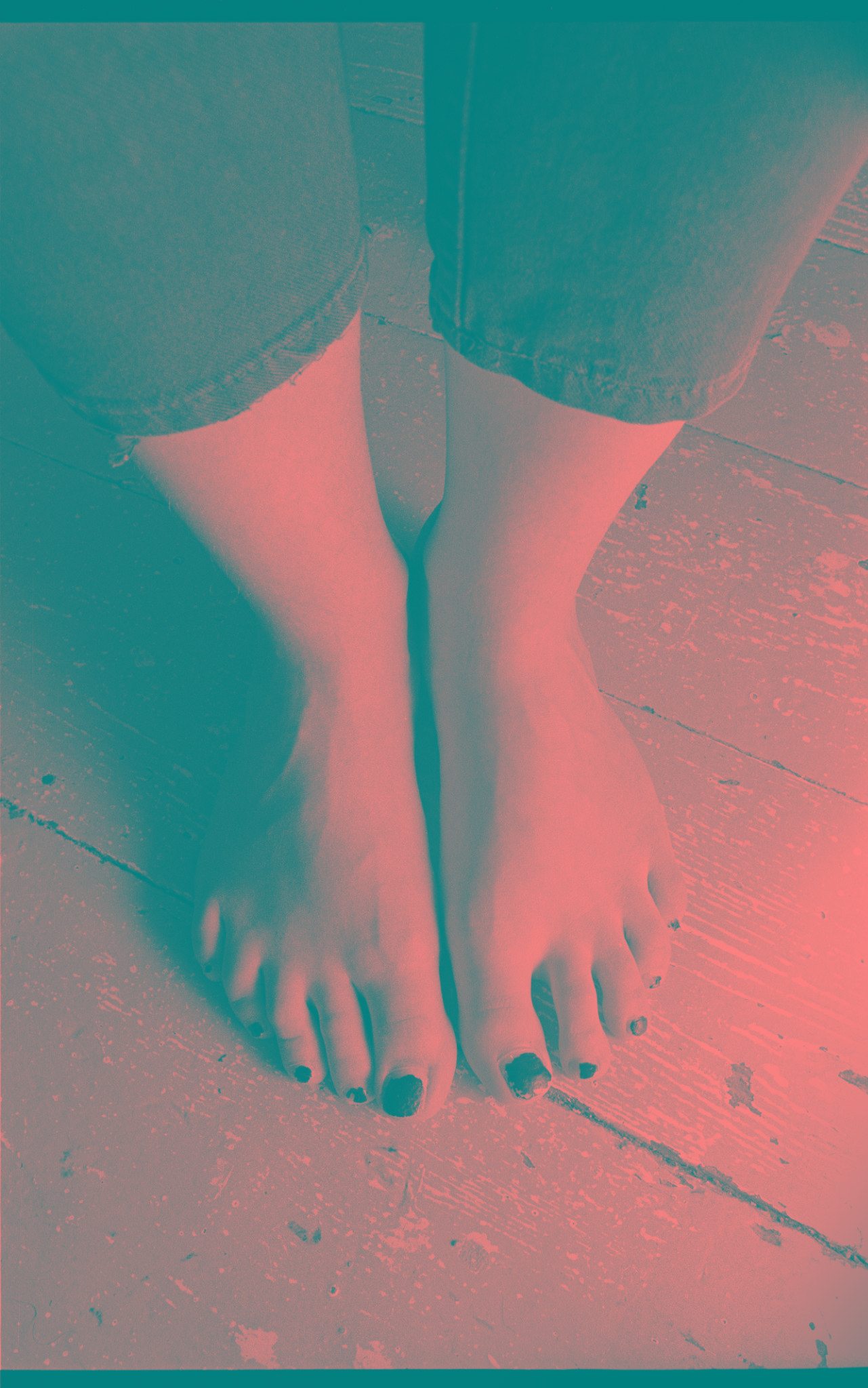 Gesplitterter Nagellack