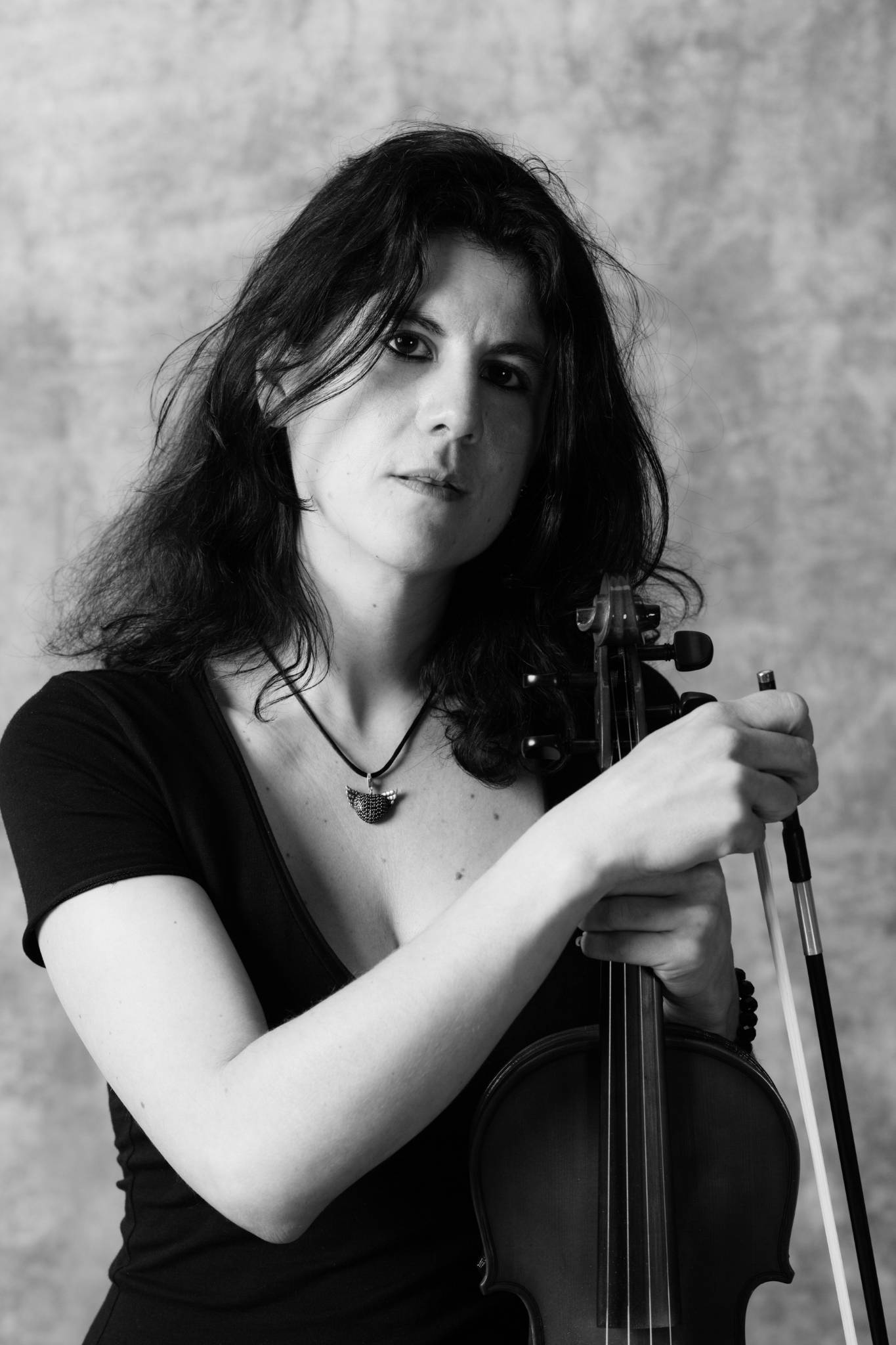 Frau mit Violine