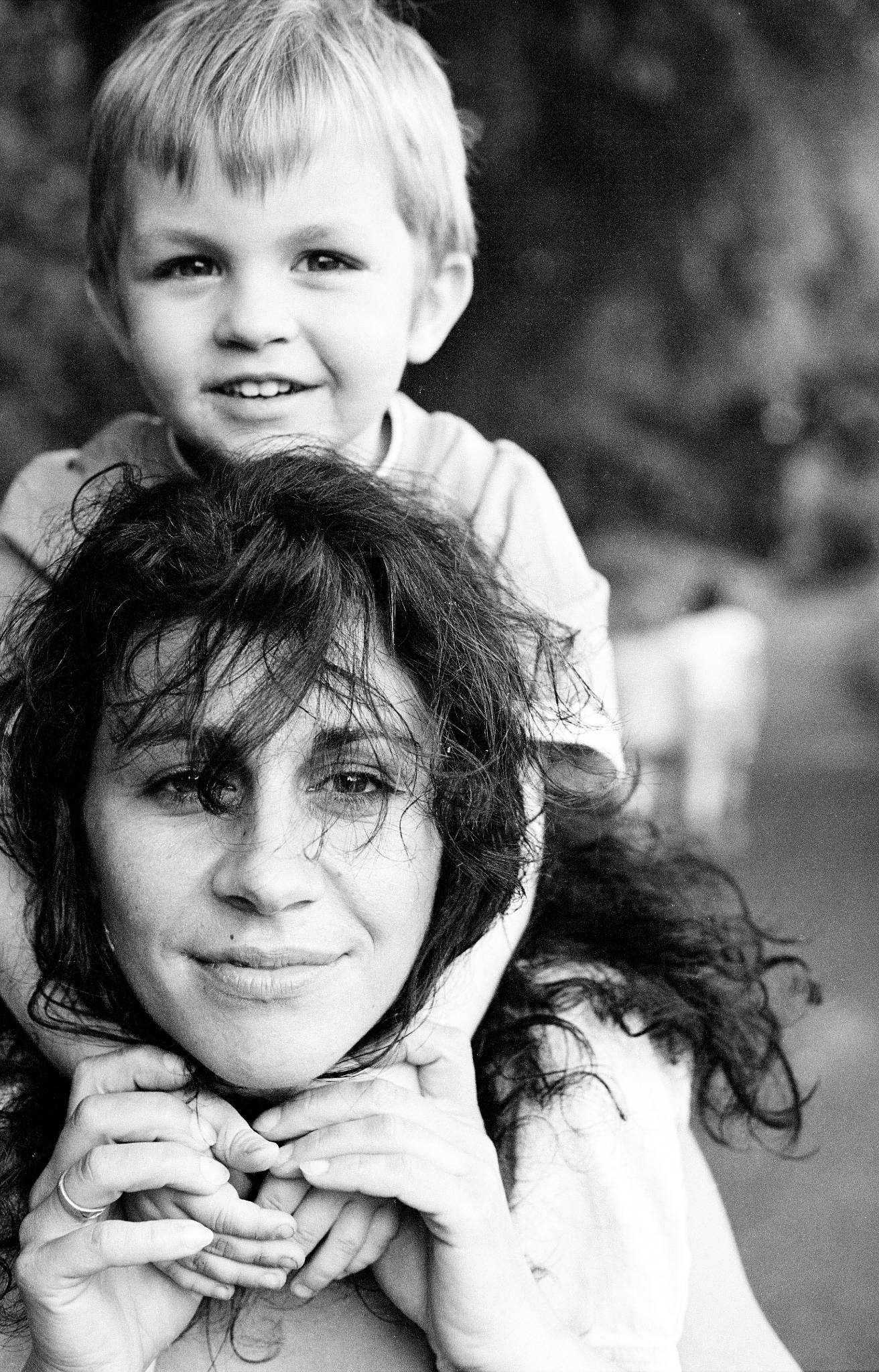 Mutter mit Sohn